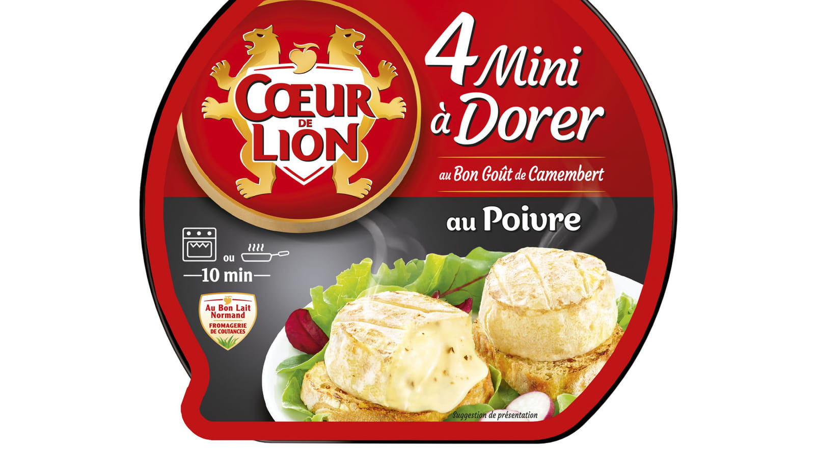 Le mini cœur à dorer au poivre de Cœur de Lion