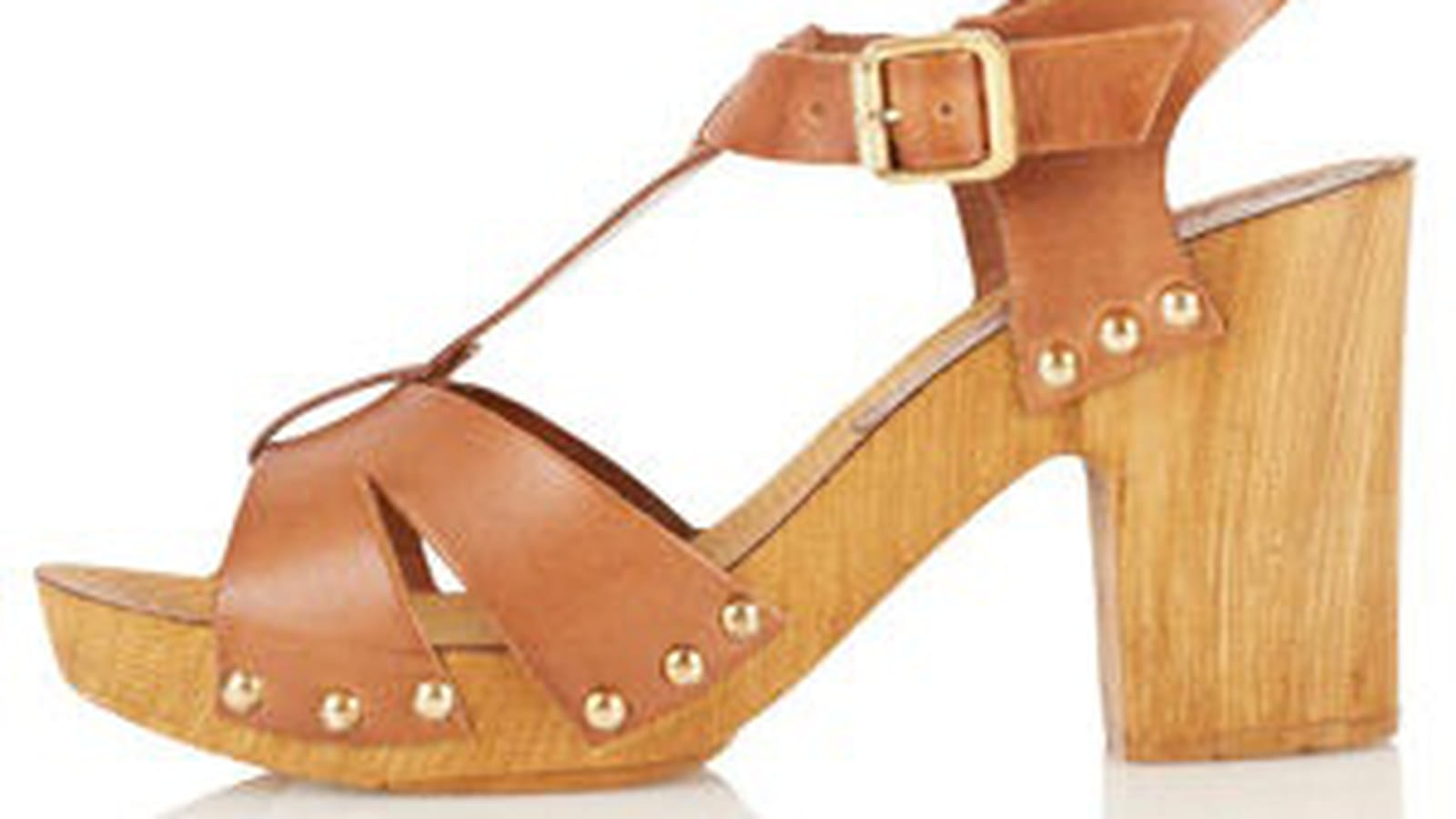 Sandales à talons en bois de Topshop