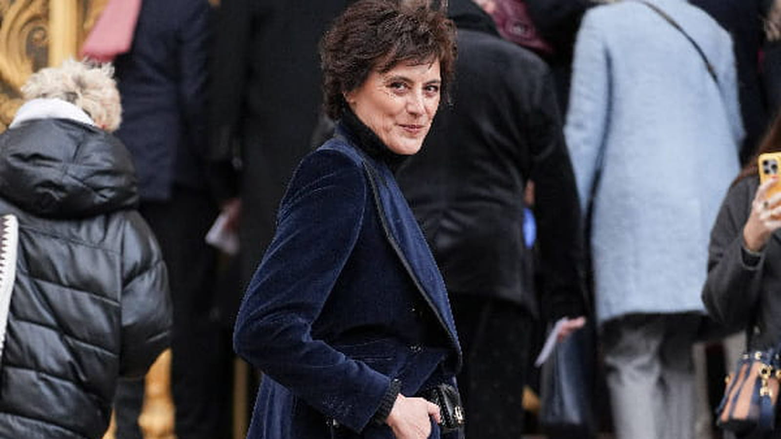 Ines de la Fressange le 22 janvier 2024