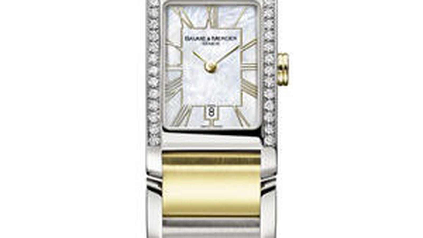Montre en or et argent de Baume et Mercier