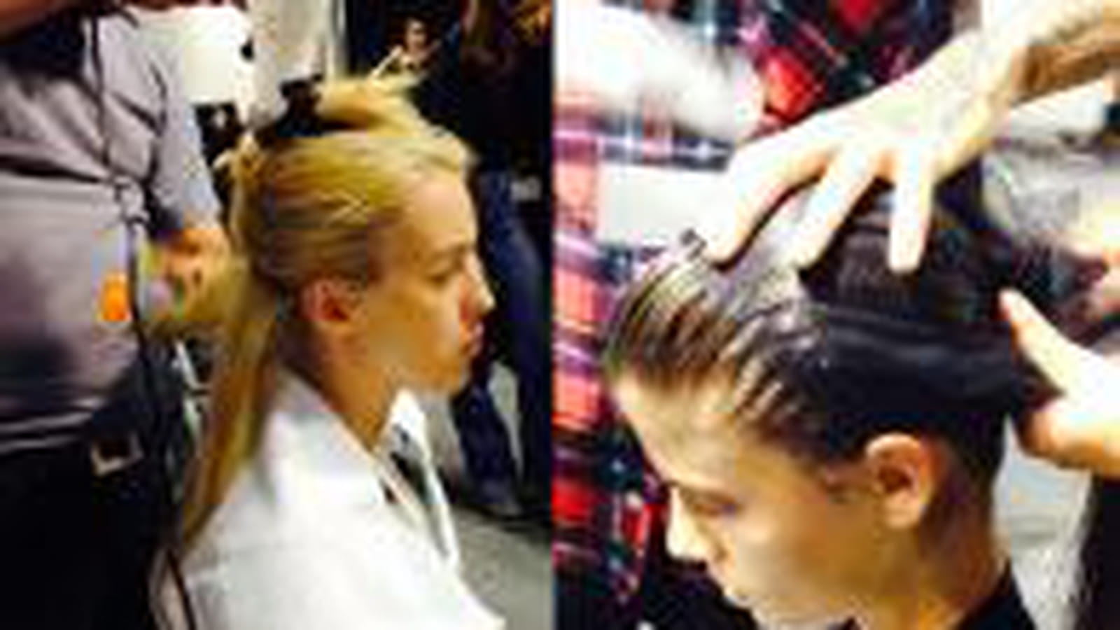 Une coiffure en mouvement