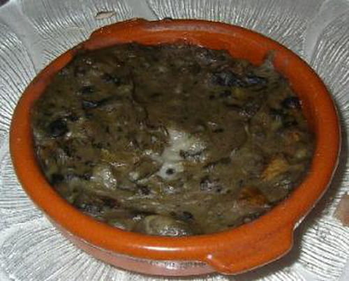 Cassolette de champignons