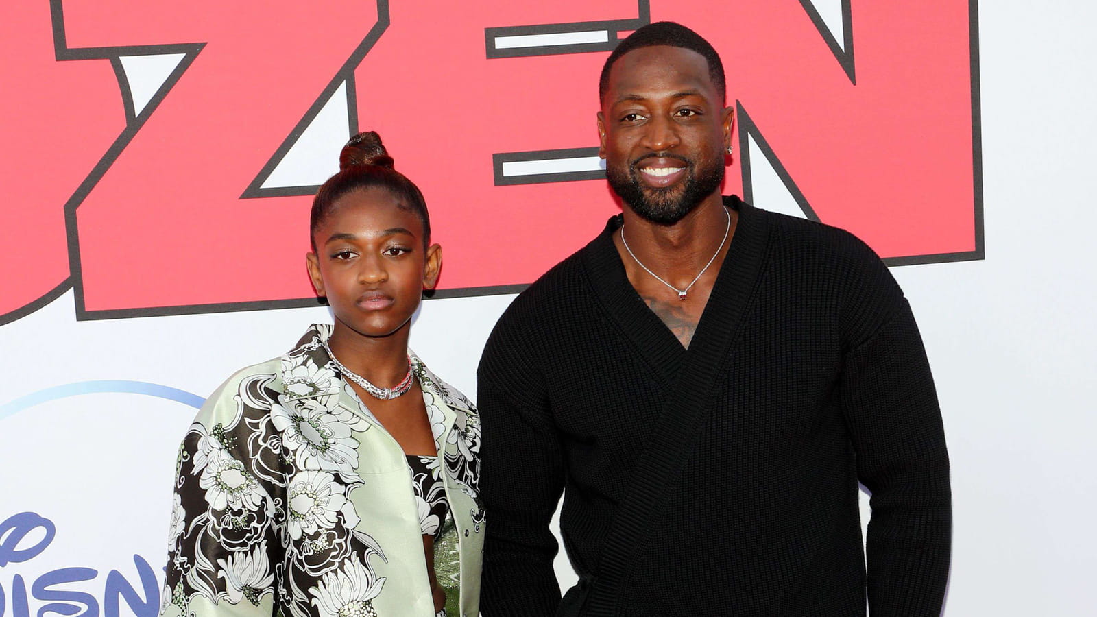 Dwyane Wade et sa fille Zaya