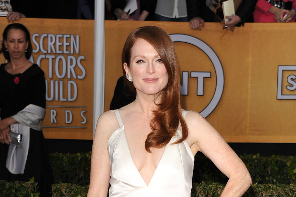 La coiffure glamour de Julianne Moore