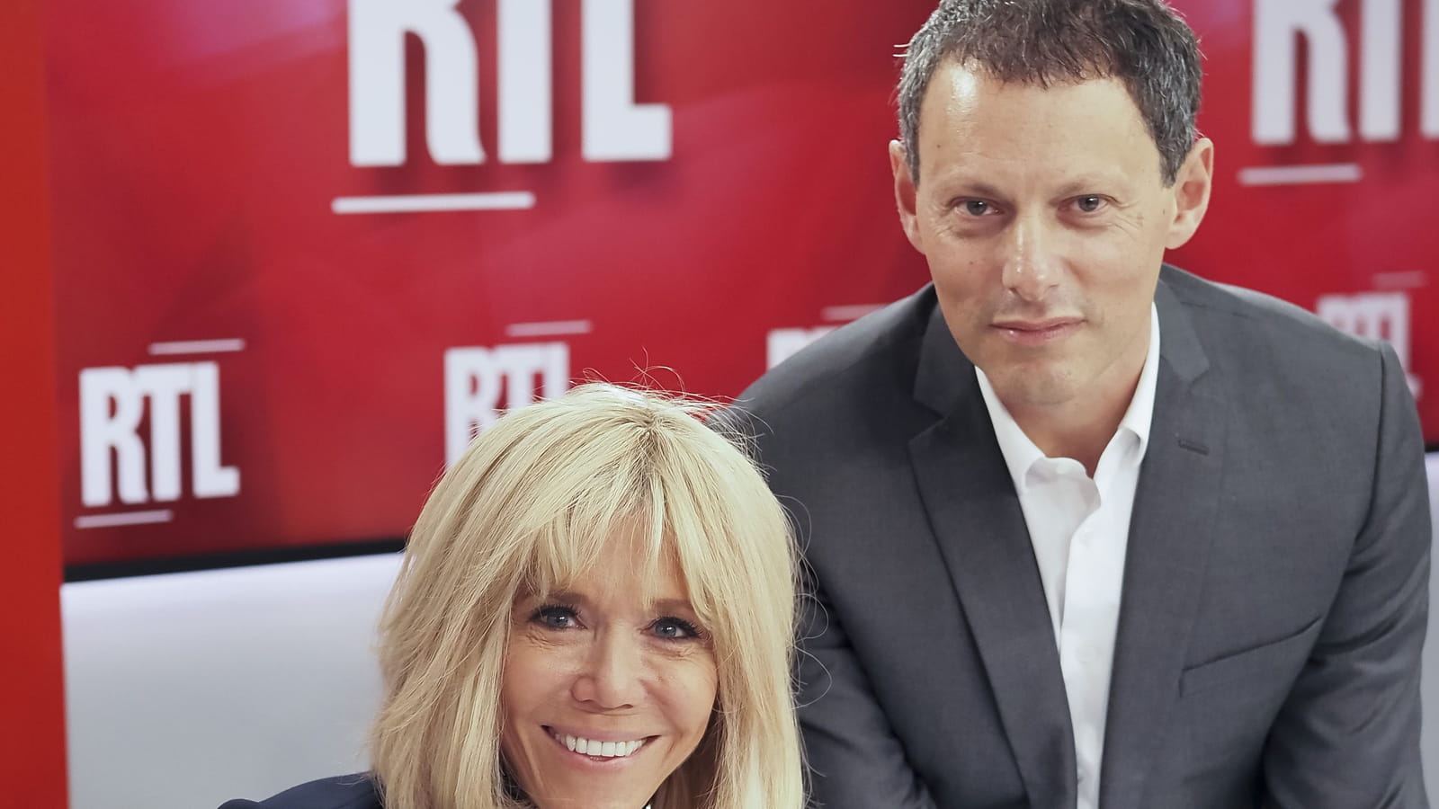 Brigitte Macron et Marc-Olivier Fogiel