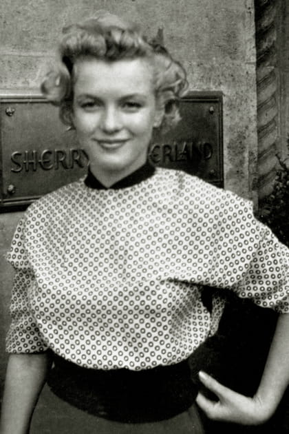 Marilyn Monroe en top à imprimé