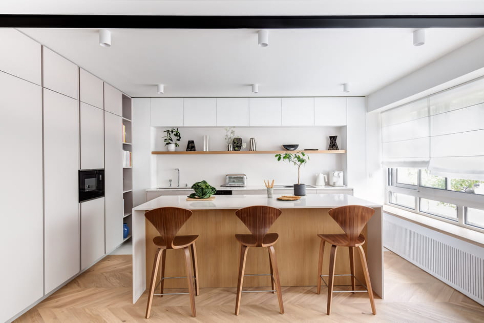 Apr&egrave;s&nbsp;: une cuisine ouverte sur la pi&egrave;ce de vie