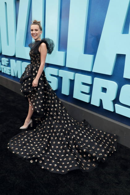 Millie Bobby Brown en Oscar de la Renta