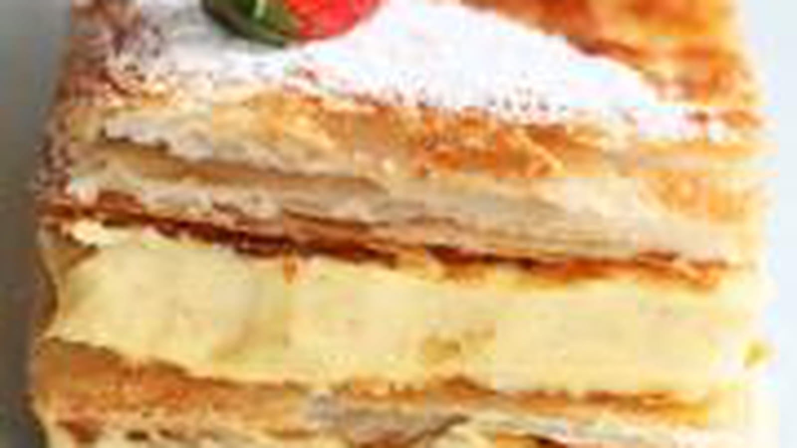 Millefeuille à la vanille 