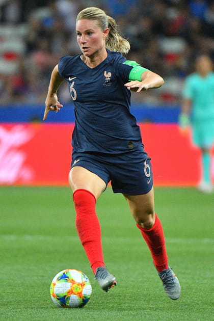 La joueuse de football Amandine Henry lors de la Coupe du Monde 2019