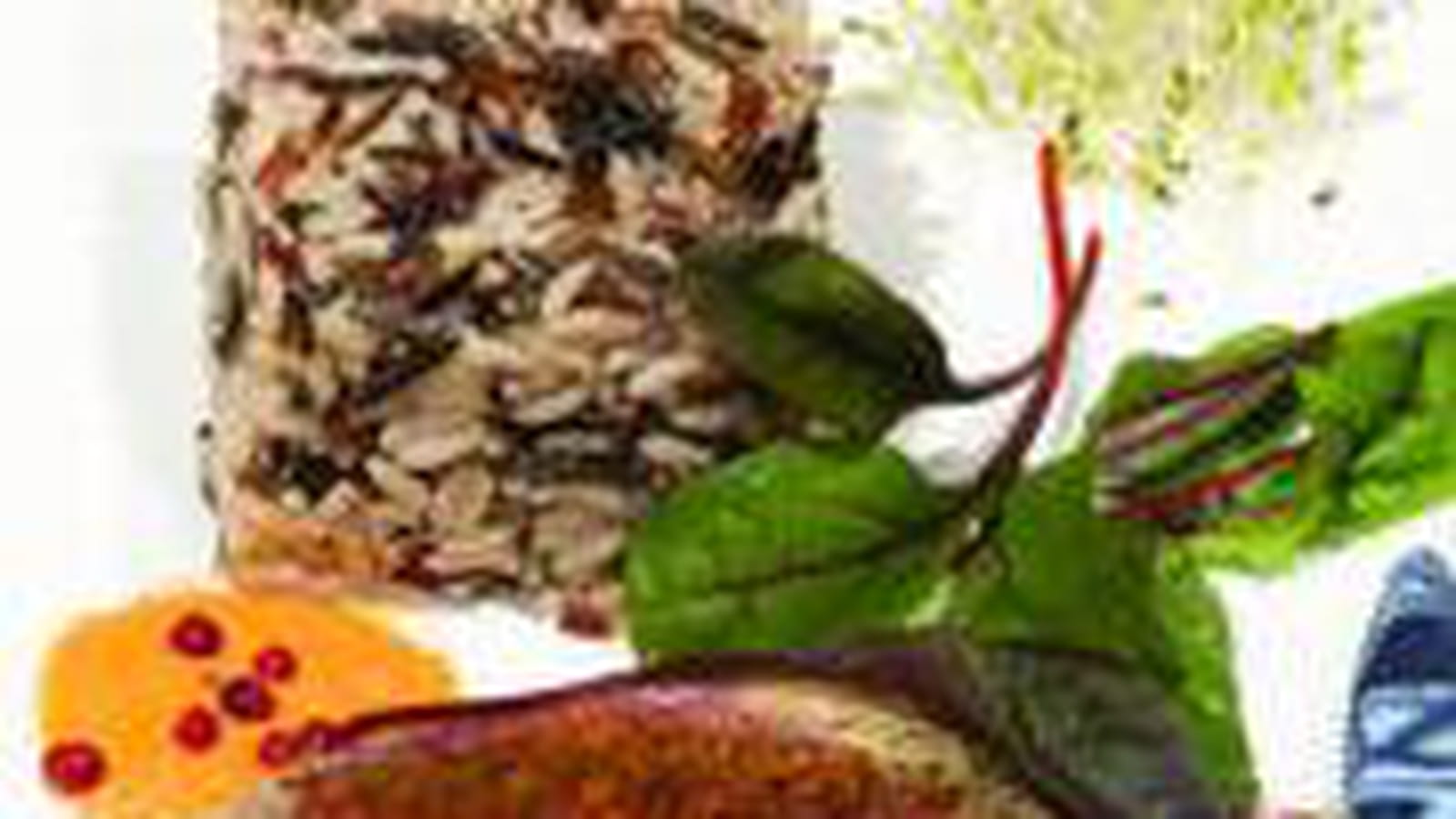 Rouget à la tapenade et son riz de Camargue