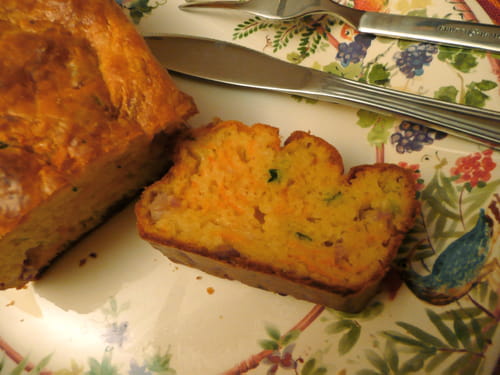 Cake carottes-lardons