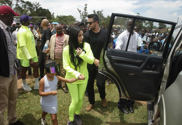 Kanye West et Kim Kardashian se font discrets en Ouganda avec North