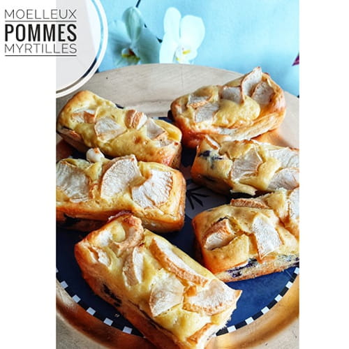 Moelleux Healthy Pommes Myrtilles
