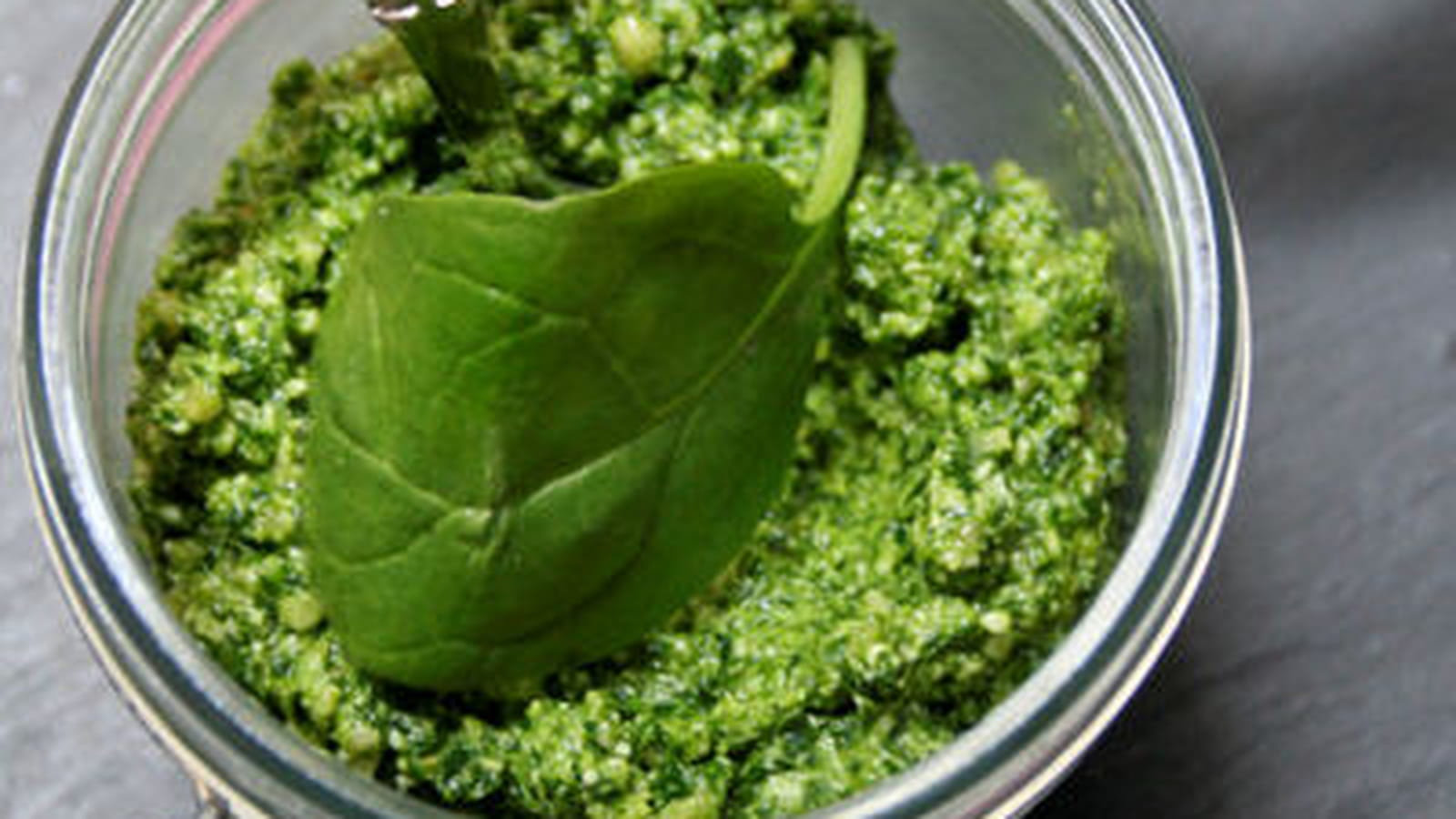 Pesto d'épinards