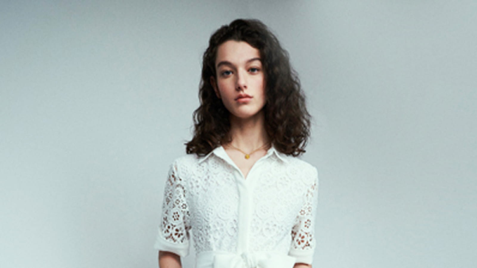 Robe blanche Maje 