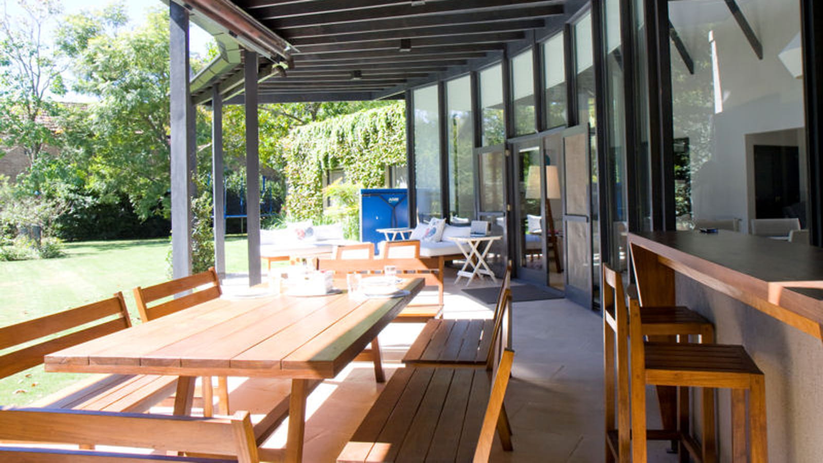 Salle à manger extérieure