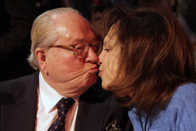 Jean-Marie Le Pen et Jany Le Pen, tr&egrave;s amoureux