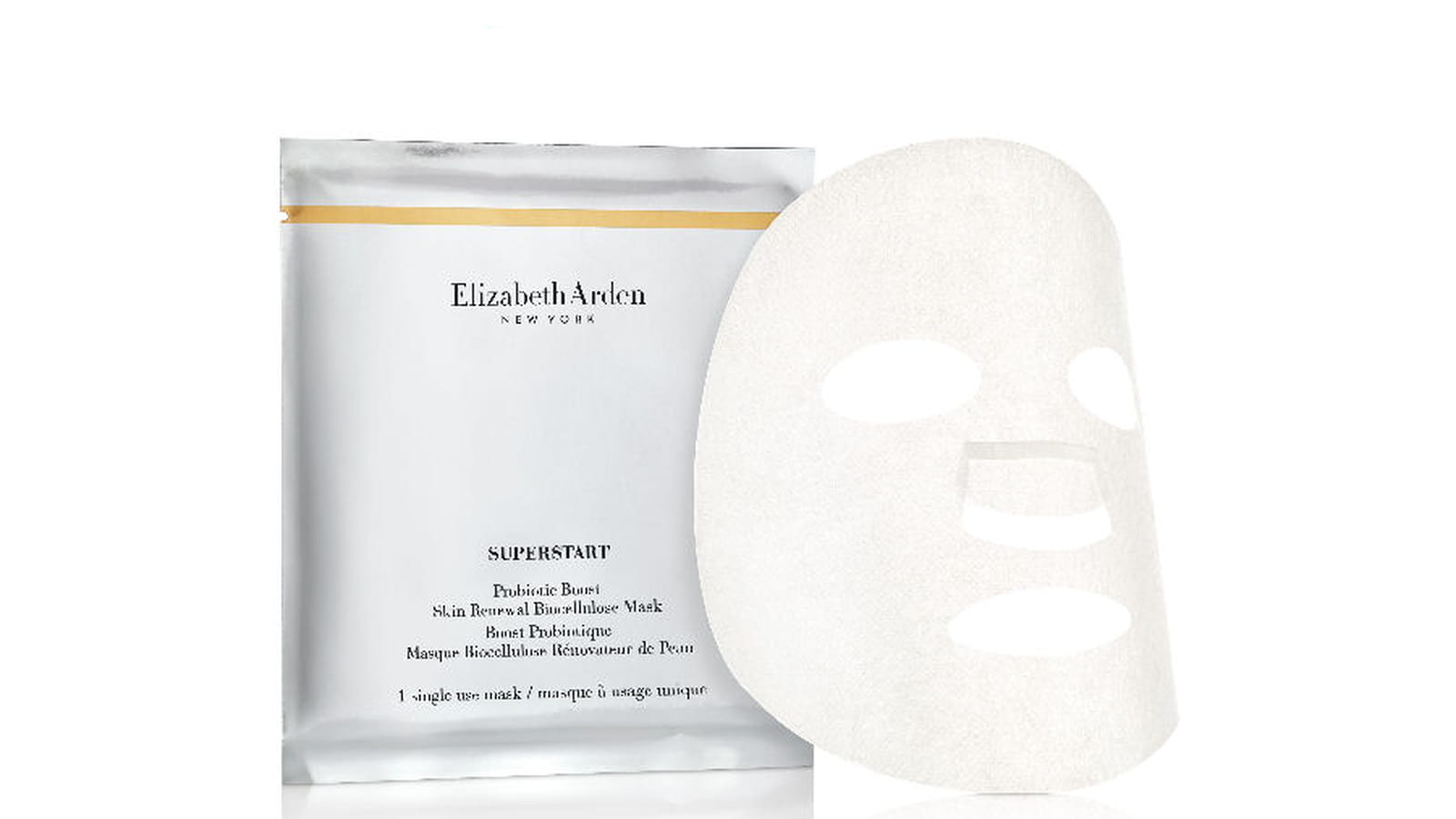 Superstar boost probiotique masque bio cellulose rénovateur de peau Elizabeth Arden 