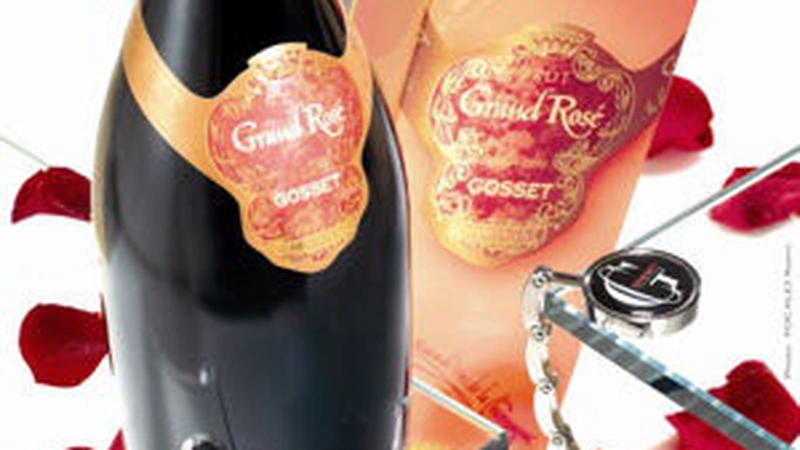 Cuvée Grand rosé par Gosset champagne