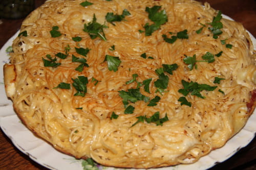 Omlette aux spaghetti : la recette facile