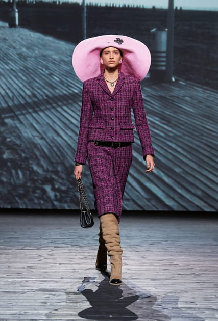 Look 7 du défilé Chanel automne-hiver 2024-2025