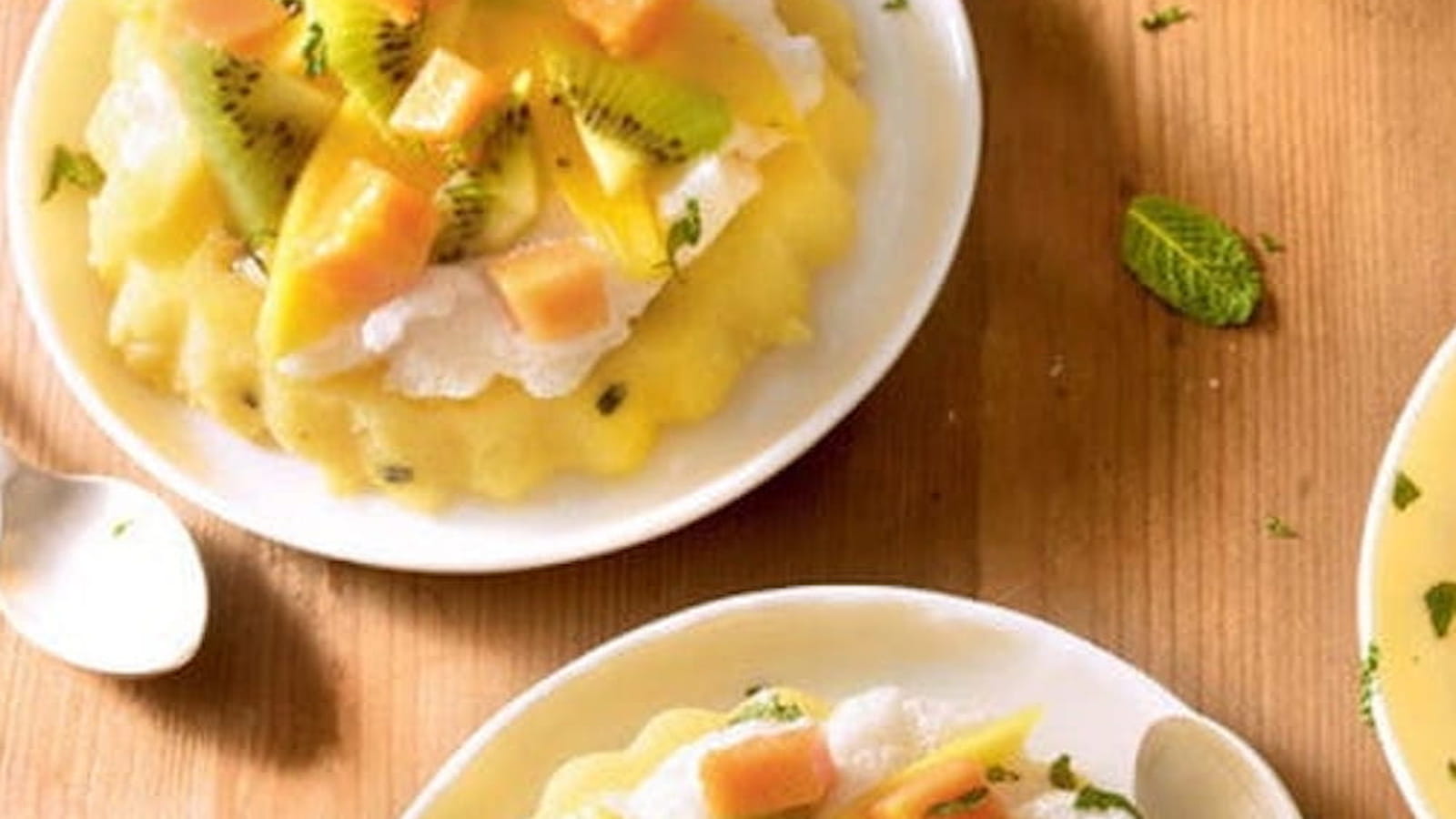 Tartelettes express aux fruits exotiques
