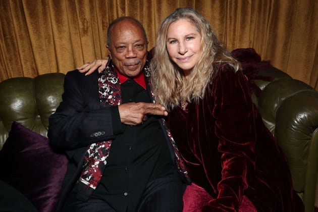 Avec Quincy Jones, en 2017