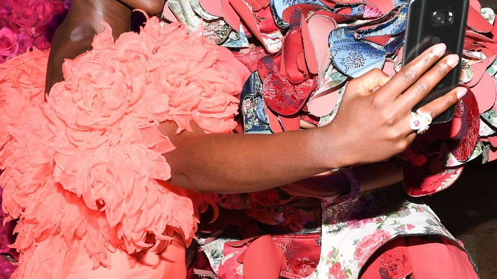 Rihanna et Lupita Nyong'o