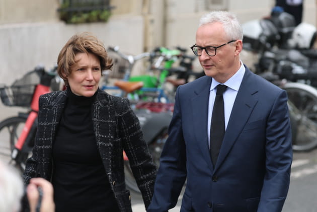 Obs&egrave;ques de Bernadette Chirac&nbsp;: Bruno Le Maire et sa femme Pauline &eacute;taient pr&eacute;sents