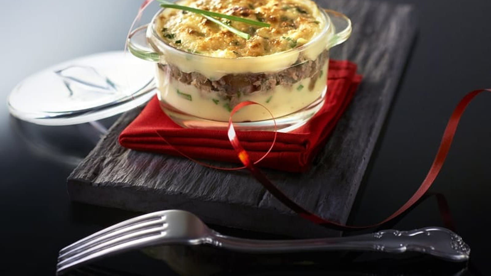 Parmentier aux marrons glacés
