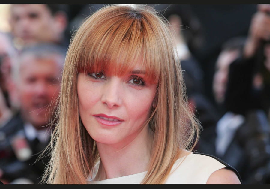 Clotilde Courau, classique avec sa frange droite