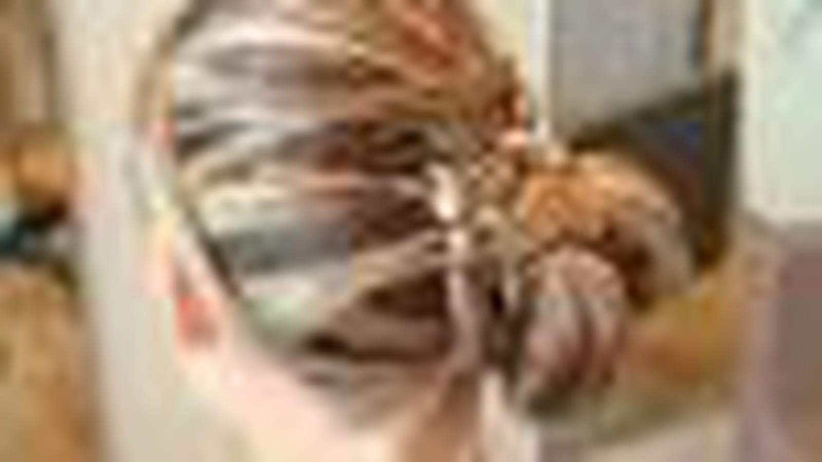 La coiffure et le bouquet