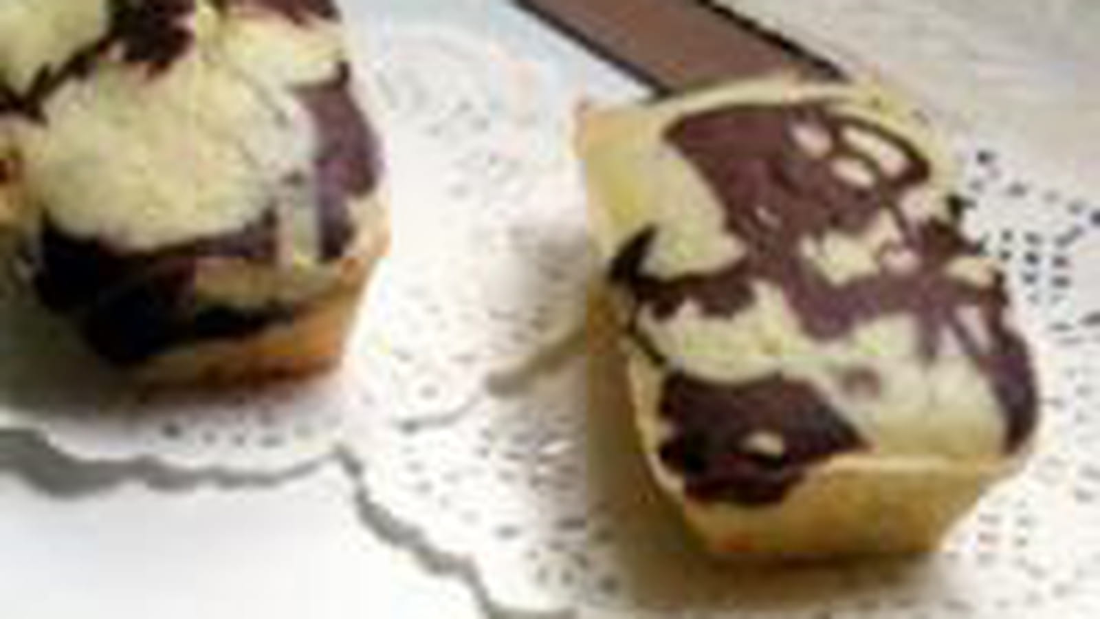 Muffins marbrés choco-amande