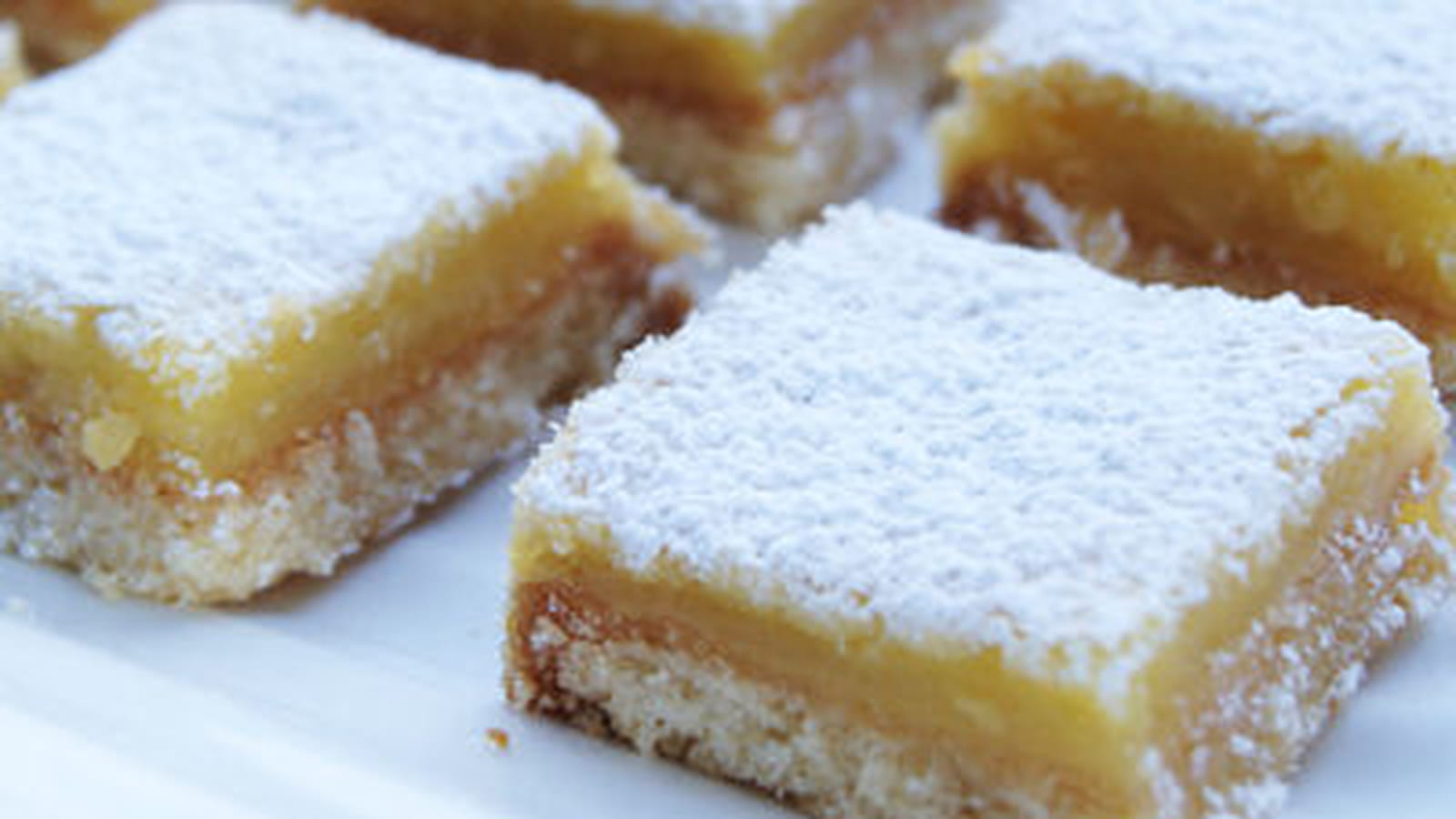  Petits carrés au citron