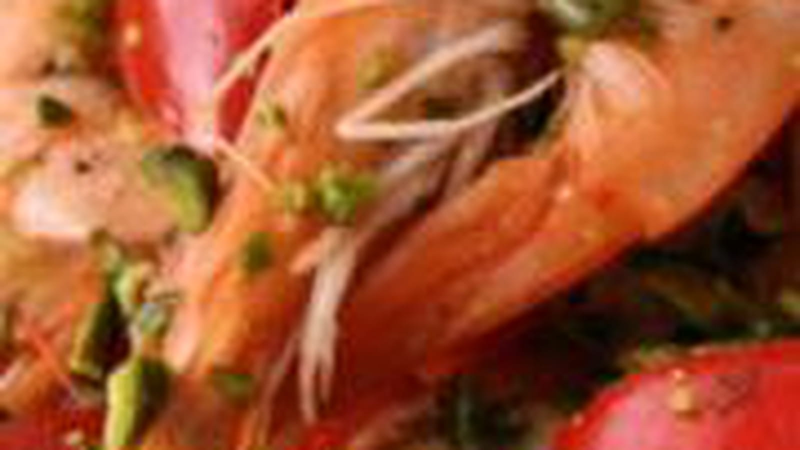 Poêlée crevettes à la pistache