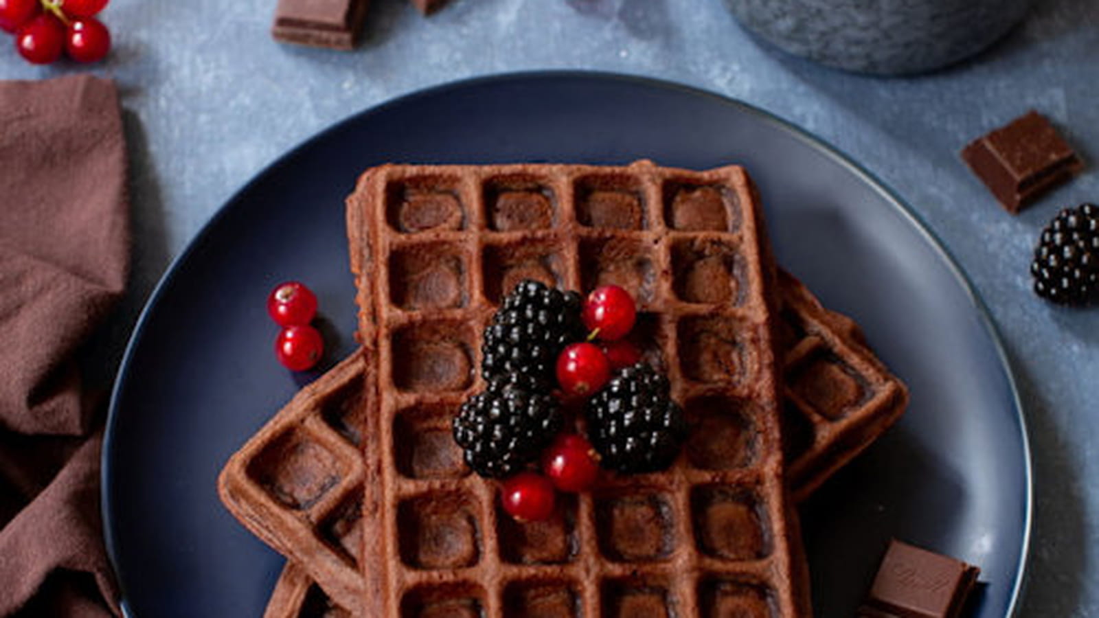 Gaufres au chocolat