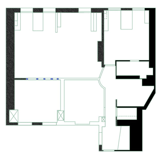 Le plan avant travaux