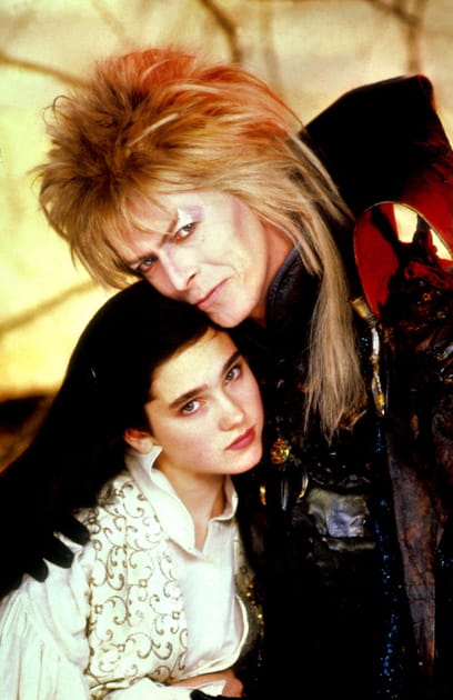 Avec Jennifer Connelly dans Labyrinth, 1986