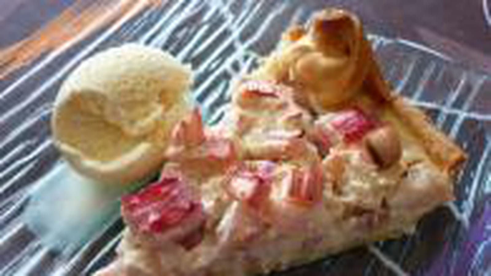 Tarte à la rhubarbe