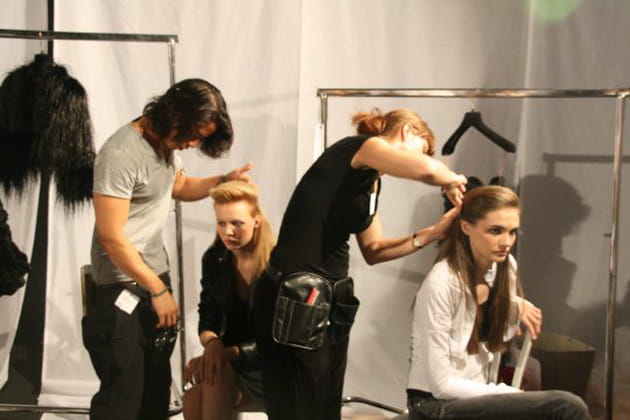 La mise en place des coiffures