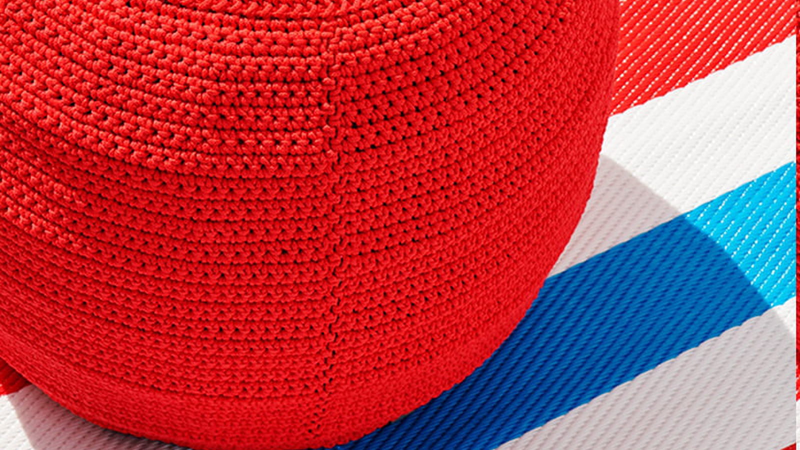 Pouf d’extérieur Otterrön / Innerskär Sommar 2019