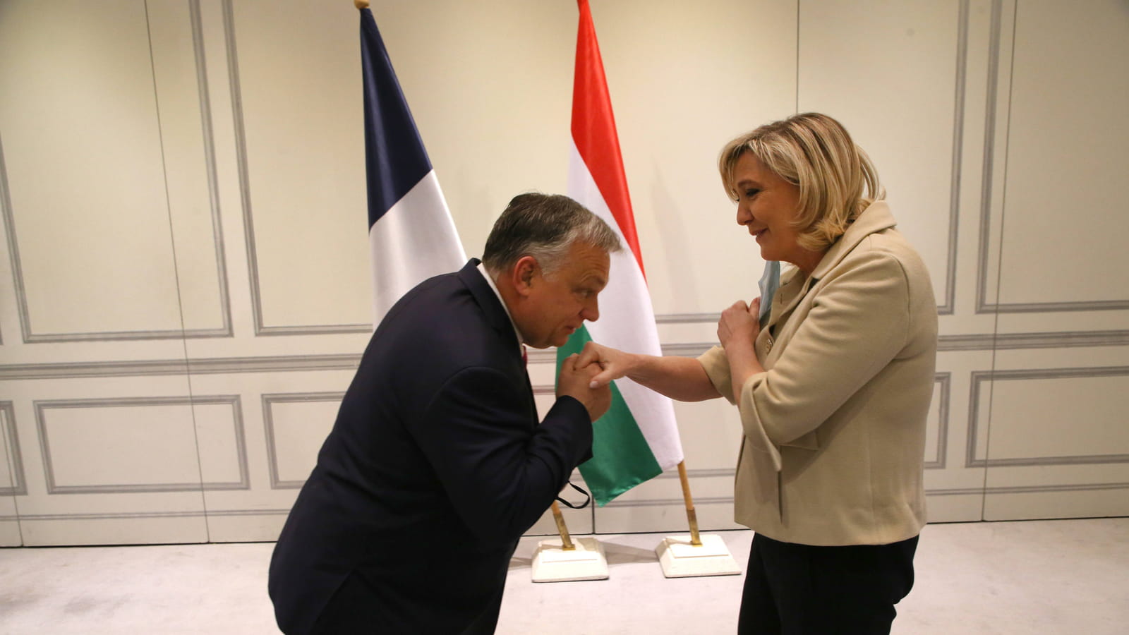 Viktor Orban et Marine Le Pen