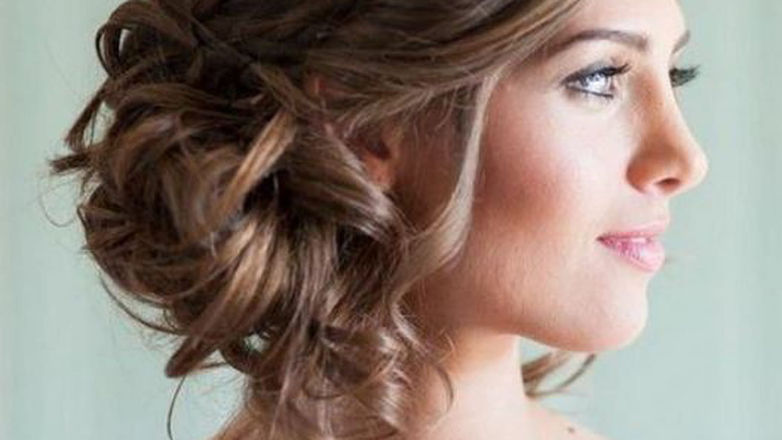 Chignon bouclé