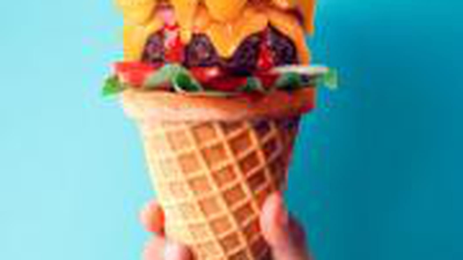Totalement givré, le burger