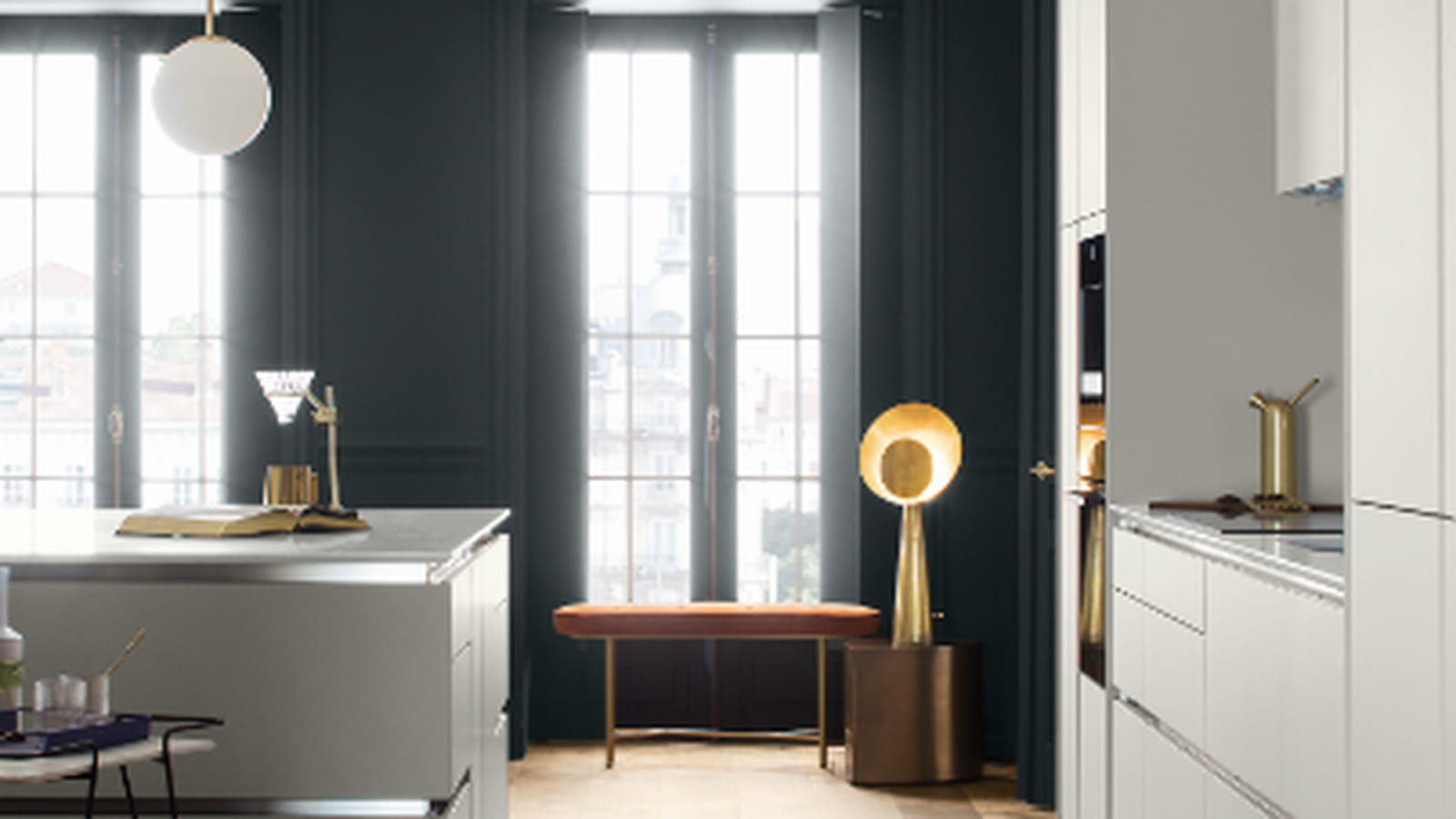 Cuisine Ombre lumière Perene
