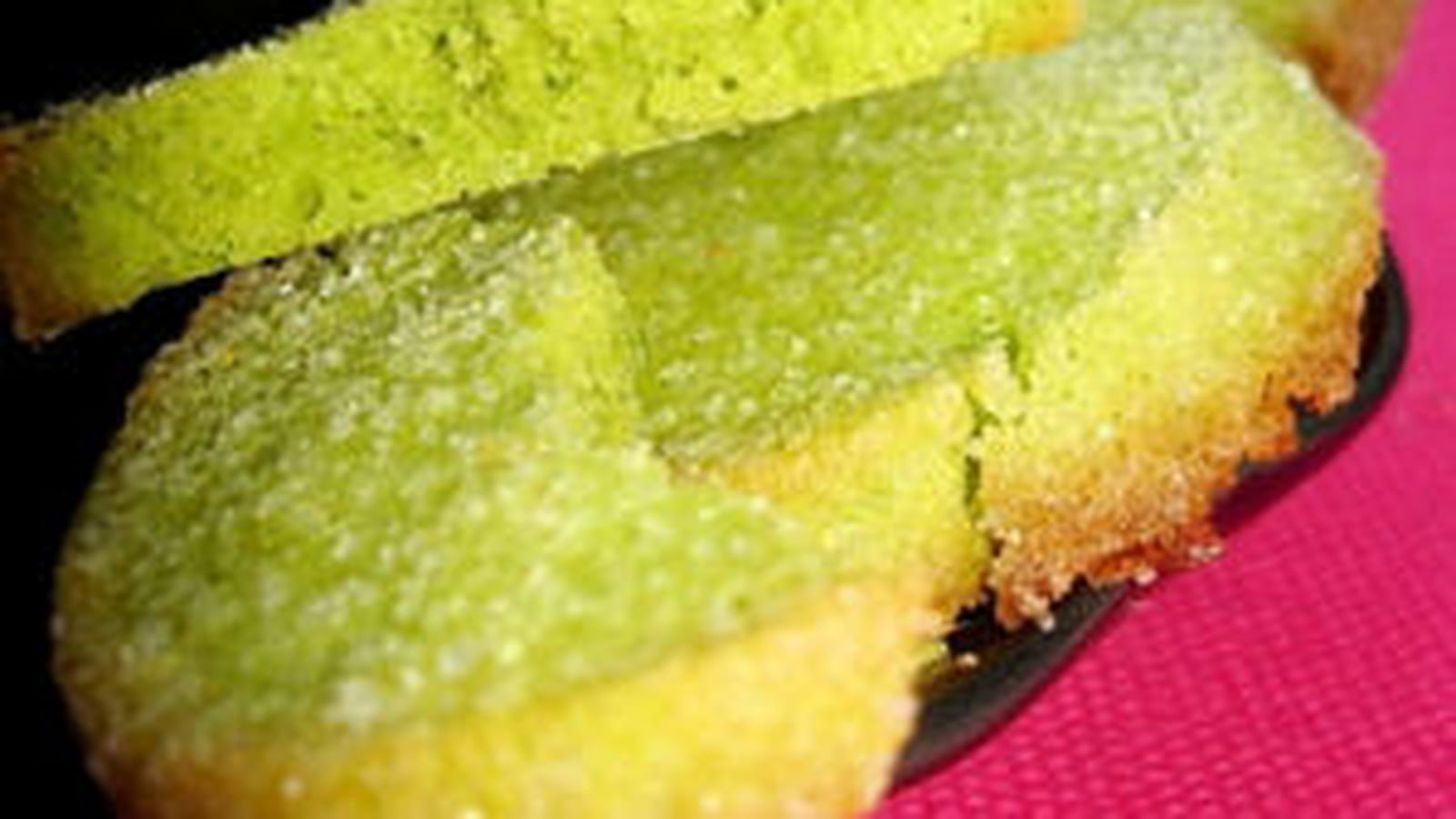 Sablés au thé matcha