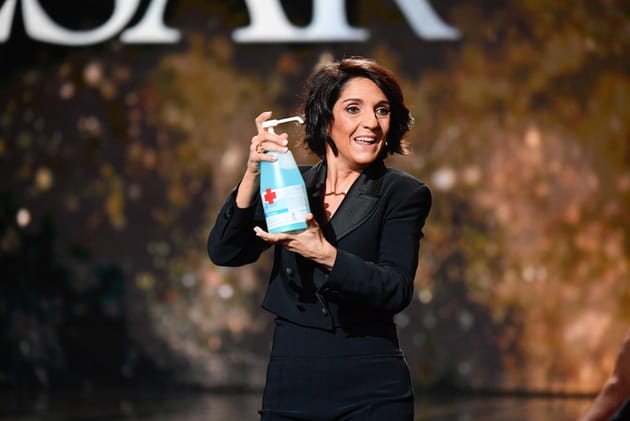 Florence Foresti et son gel hydroalcoolique contre le coronavirus