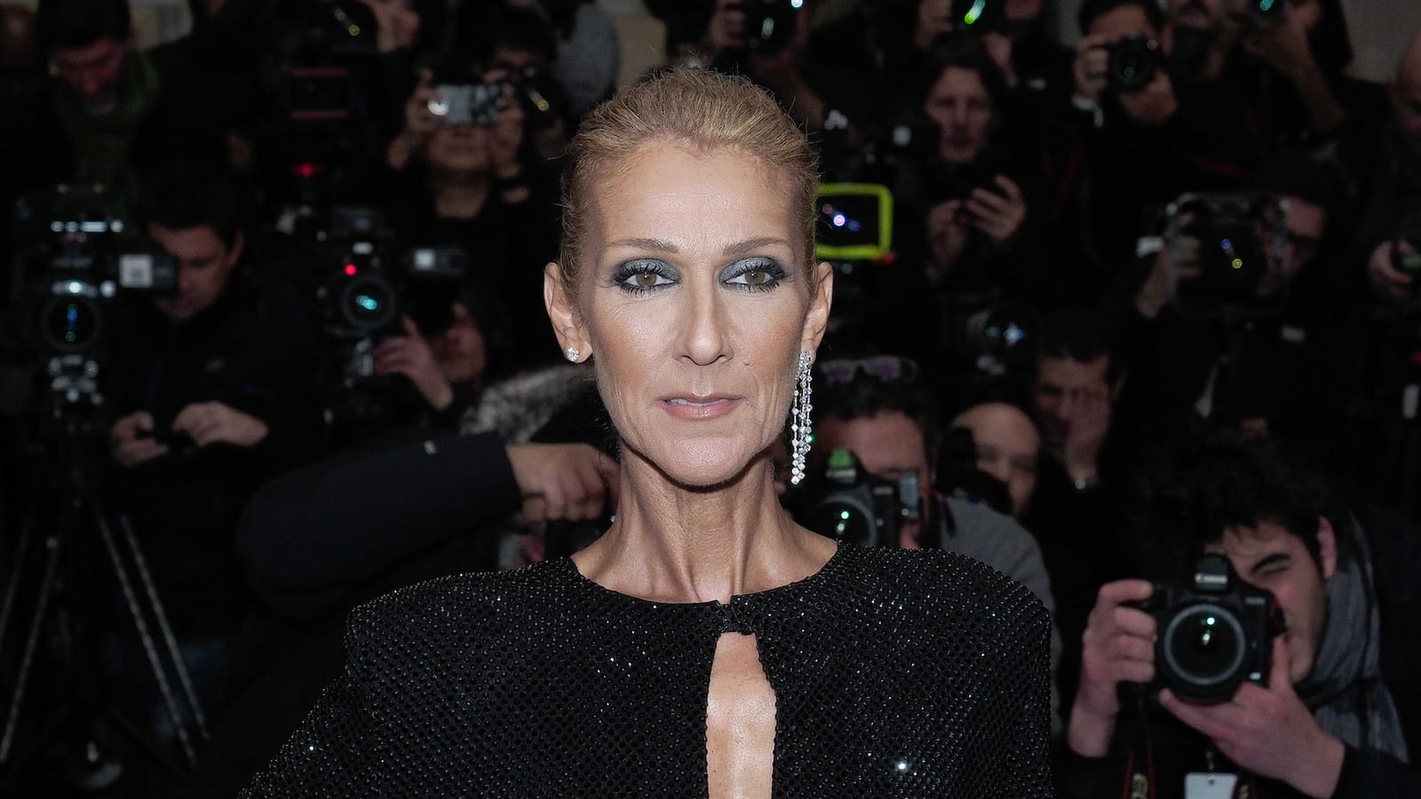 Le chignon chic de Céline Dion