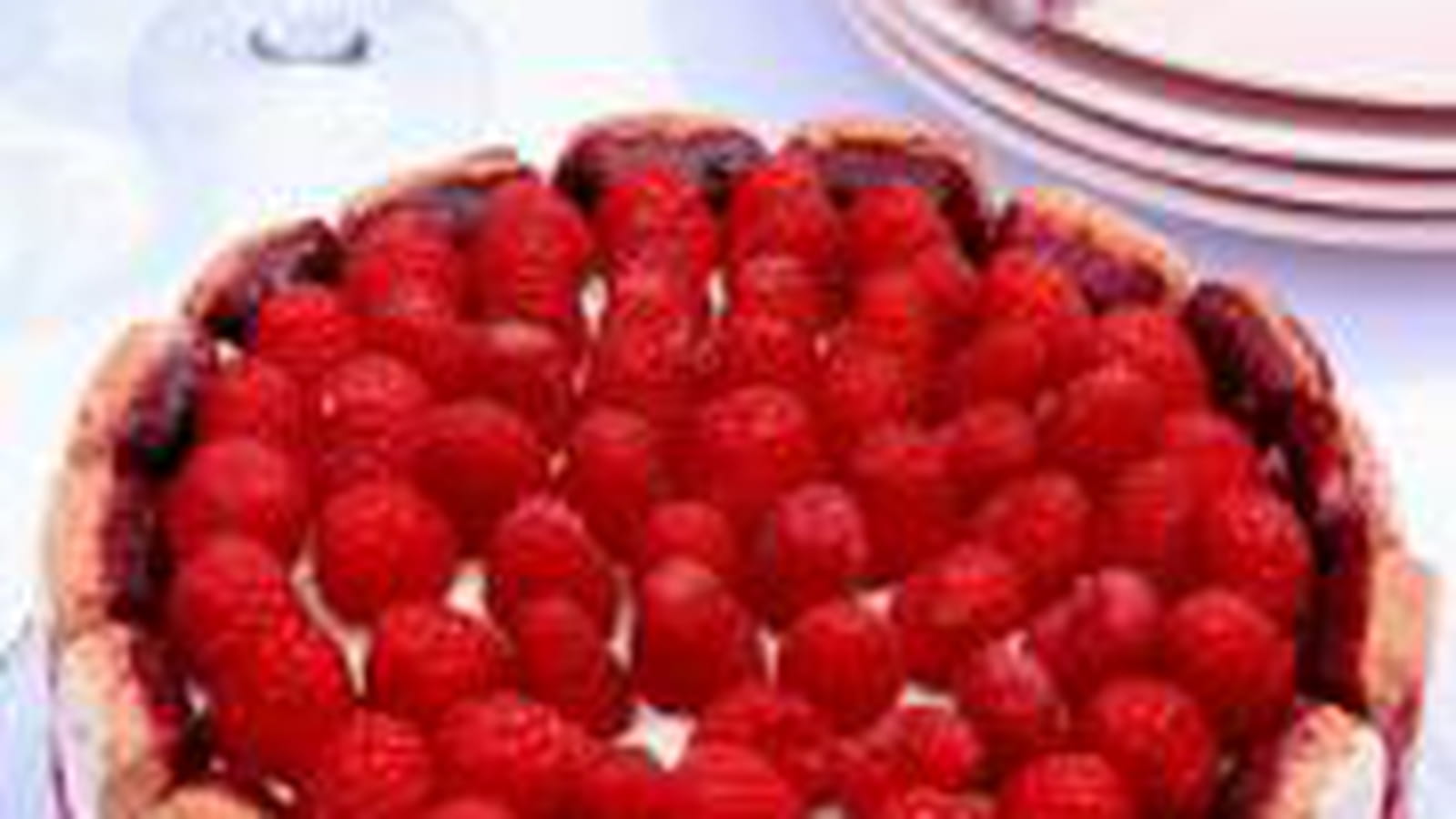 Charlotte chocolat blanc framboises